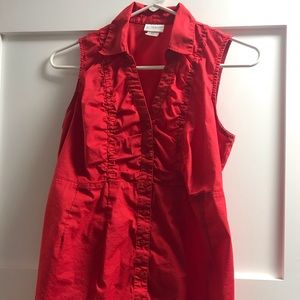 Motherhood maternity collared tank top